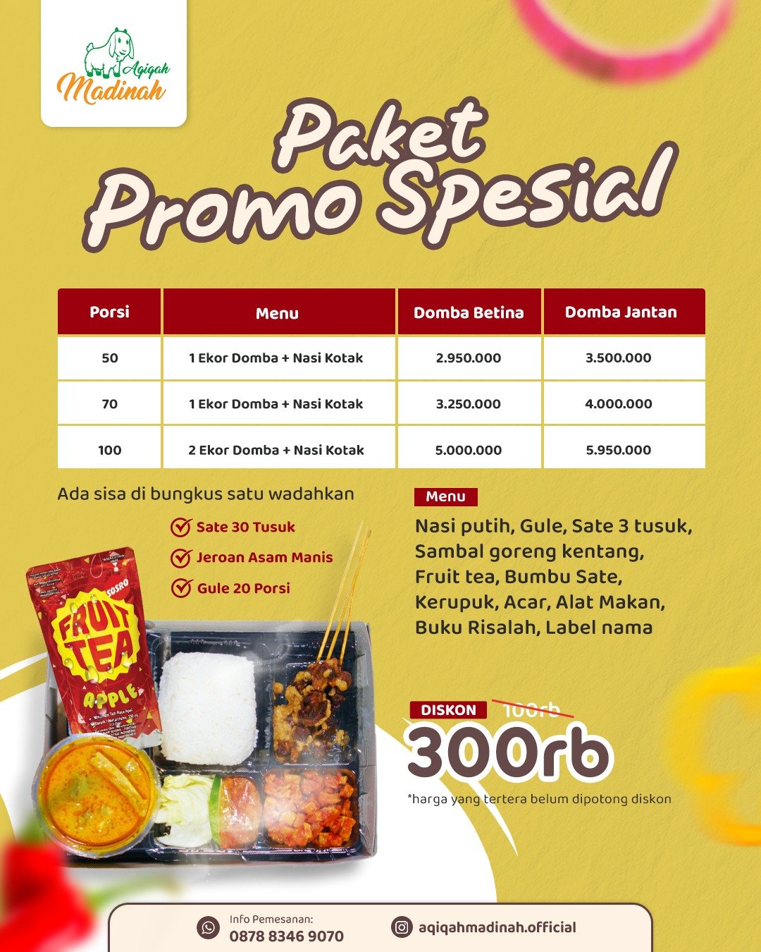 Promo Aqiqah Madinah 2026